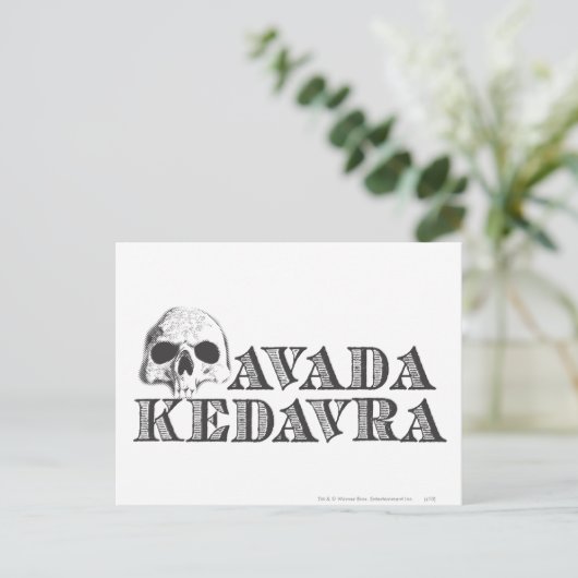 Carte Postale Sortilège Harry Potter | Avada Kedavra (Debout devant)