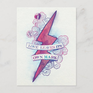 Carte Postale Sortilège Harry Potter | L'amour laisse sa marque