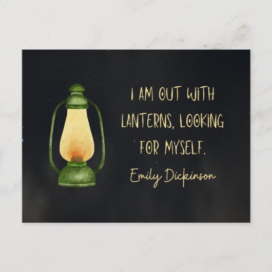 Carte Postale Sortir avec des lanternes (Devant)