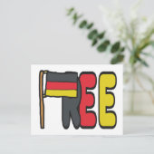Carte Postale Sortir de l'Allemagne libre (Debout devant)
