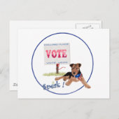 Carte Postale Sortir du vote (Devant / Derrière)