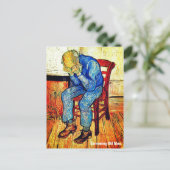 Carte Postale Sortir Le Vieux Homme Par Van Gogh (Debout devant)