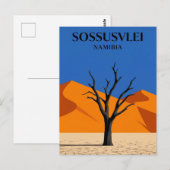 Carte Postale Sossusvlei, Sesriem, Hardap (Devant / Derrière)