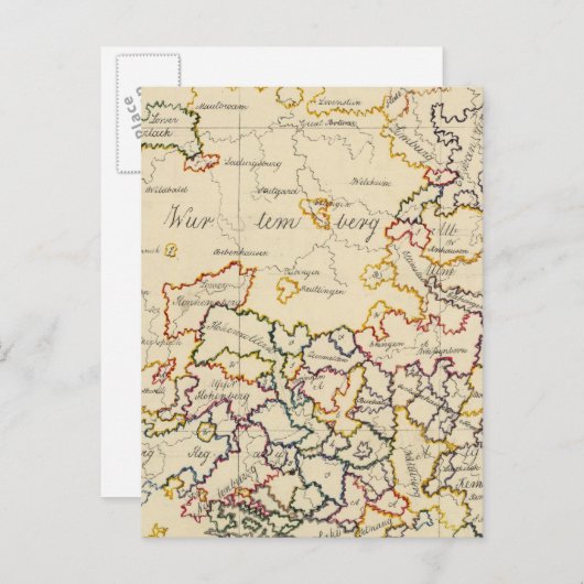 Carte Postale Souabe (Devant / Derrière)