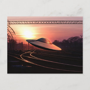 Carte Postale Soucoupe volante