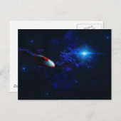 Carte Postale Soucoupe volante (Devant / Derrière)