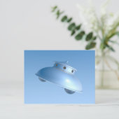 Carte Postale Soucoupe volante classique (Debout devant)