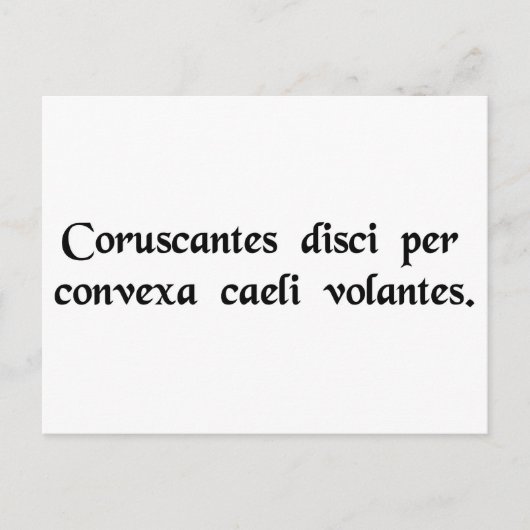Carte Postale Soucoupes volantes (Devant)