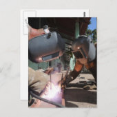 Carte Postale Soudage (Devant / Derrière)