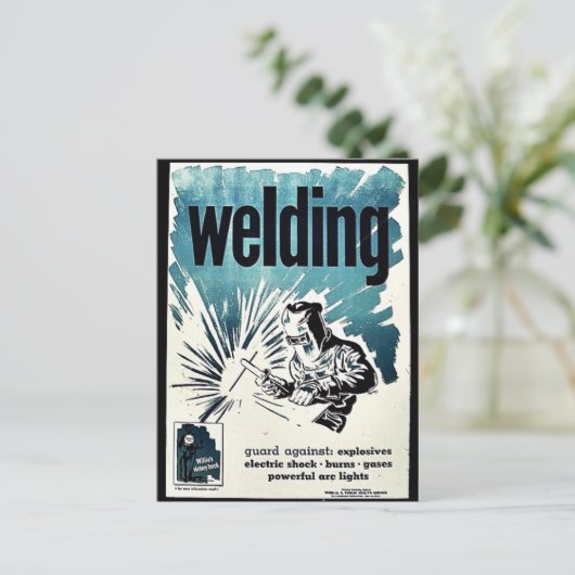 Carte Postale Soudage (Debout devant)