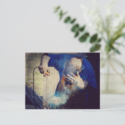 Carte Postale Soudage (Debout devant)