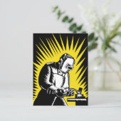 Carte Postale soudage par soudeur (Debout devant)