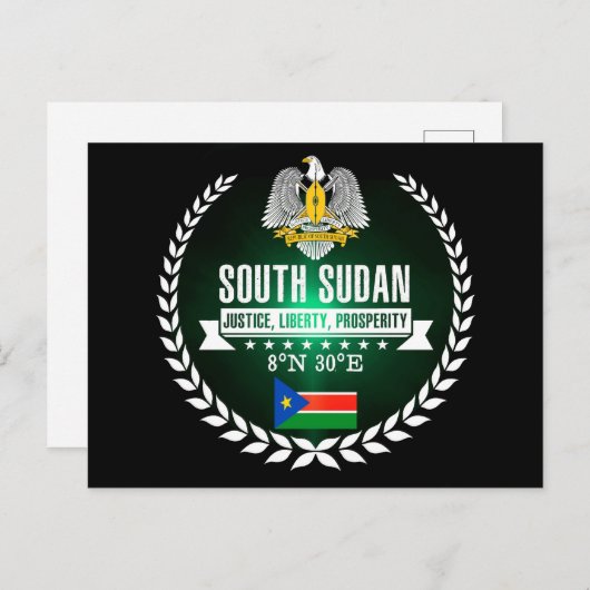 Carte Postale Soudan du Sud (Devant / Derrière)