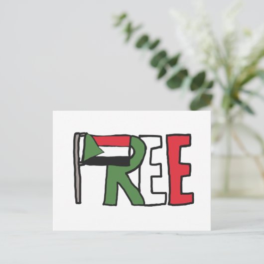 Carte Postale Soudan libre (Debout devant)