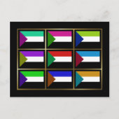 Carte postale Soudan Multihue Flags (Devant)