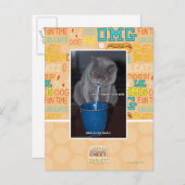 Carte Postale Souffle des bulles dans notre lait (Devant / Derrière)