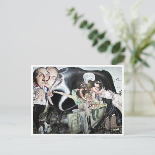 Carte Postale souffler (Debout devant)