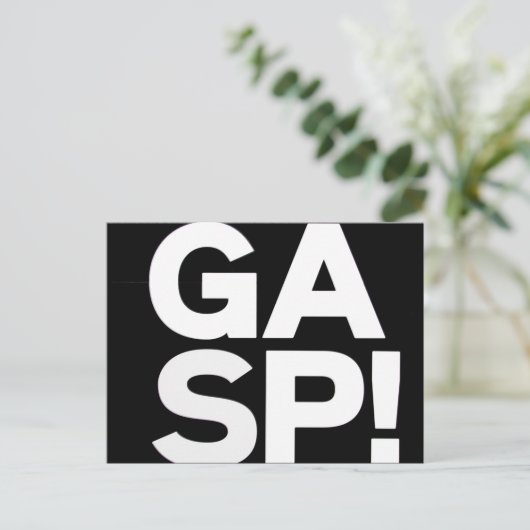 Carte Postale souffler (Debout devant)