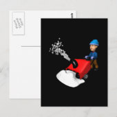 Carte Postale Souffleur (Devant / Derrière)