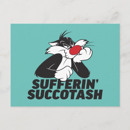 Carte Postale Souffrance "Sufferin' Succotash" SYLVESTER™ (Devant)