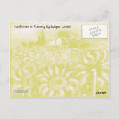 CARTE POSTALE SOUFFRANCES ET CAMPAGNE EN TOSCANE (Dos)