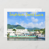 Carte Postale Soufrière Sainte-Lucie (Devant / Derrière)