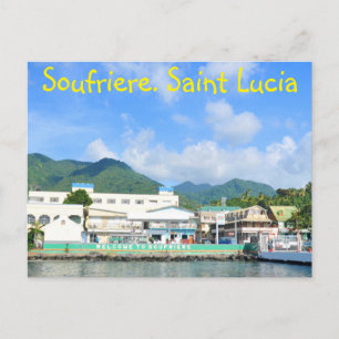 Carte Postale Soufrière Sainte-Lucie