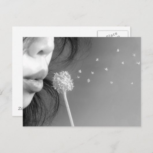 Carte Postale Souhait (Devant / Derrière)