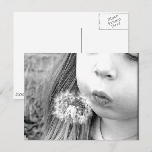 Carte Postale Souhait (Devant / Derrière)