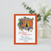 Carte Postale Souhait d'anniversaire vintage (Debout devant)