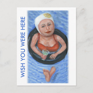 CARTE POSTALE SOUHAITEZ QUE VOUS ÉTIEZ ICI