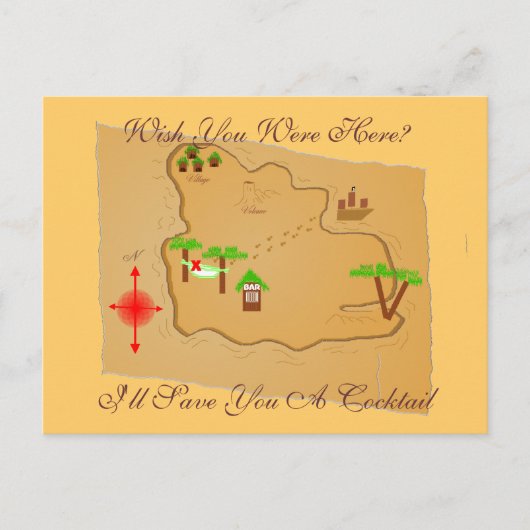 Carte Postale Souhaitez-Vous Être Ici ? (Devant)