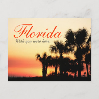 Carte Postale Souhaitez-vous être ici - Coucher de soleil de pal