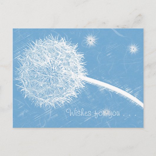 Carte Postale Souhaitez-vous sur un pandelier (Devant)