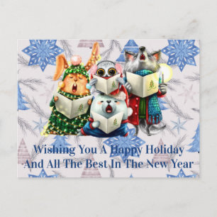 Carte Postale Souhaitez-vous un joyeux Noël et une bonne année