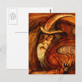 Carte Postale Souhaits de l'Assistant (Devant / Derrière)