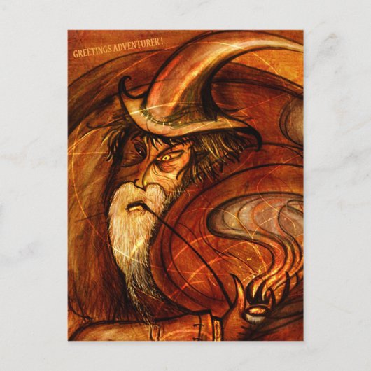 Carte Postale Souhaits de l'Assistant (Devant)