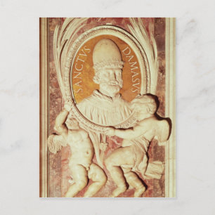 Carte Postale Soulagement de Damasus I sur une nef pilaster