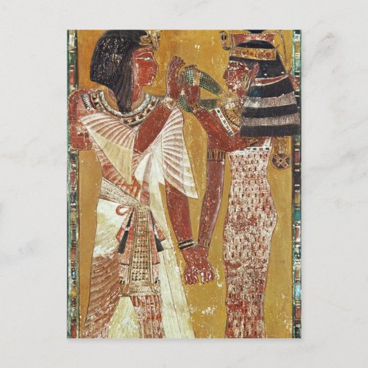Carte Postale Soulagement représentant la déesse Hathor placer (Devant)