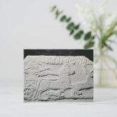 Carte Postale Soulagement représentant une chasse au cerf (Debout devant)