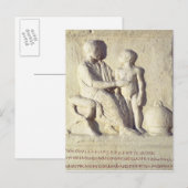 Carte Postale Soulagement représentant une visite chez le médeci (Devant / Derrière)