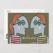 Carte Postale Soulmates (Devant / Derrière)