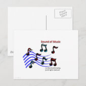 Carte Postale Sound of music (Devant / Derrière)