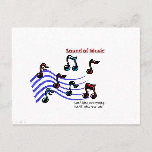 Carte Postale Sound of music (Devant)