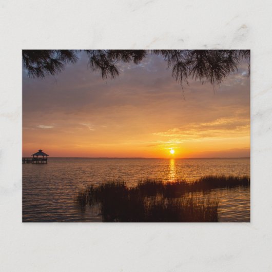 Carte Postale Sound Sunset OBX (Devant)