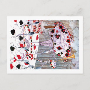 Carte Postale Soupe, belle soupe d'Alice au pays des merveilles