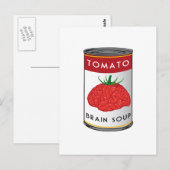 Carte Postale soupe cérébrale (Devant / Derrière)