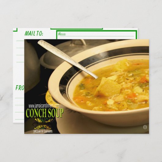 Carte Postale Soupe de conc (Devant / Derrière)