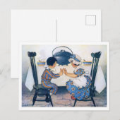 Carte Postale Soupe de Fèves, Jessie Willcox Smith (Devant / Derrière)