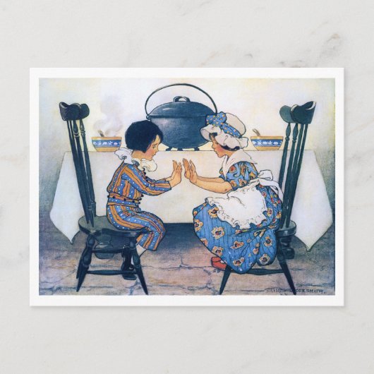 Carte Postale Soupe de Fèves, Jessie Willcox Smith (Devant)